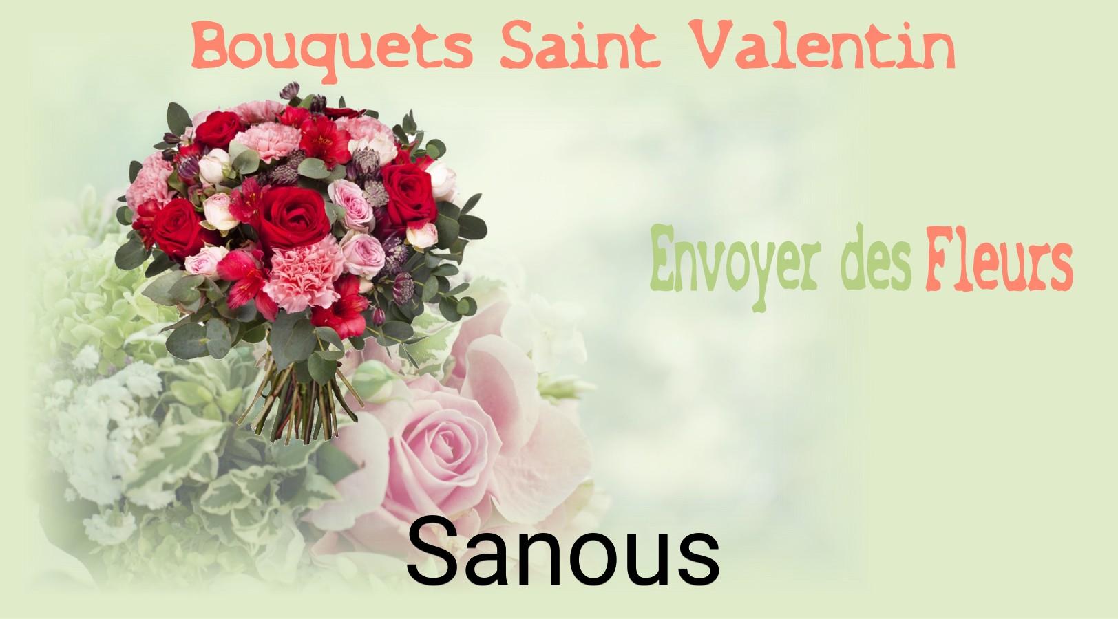 Roses de Saint-Valentin livrées à Sanous